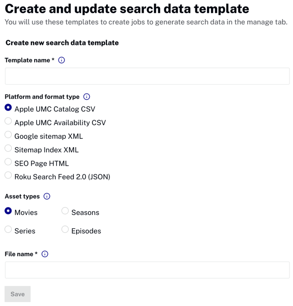 Apple UMC 카탈로그 CSV